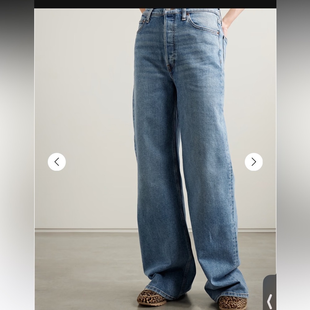RE/DONE 70s Ultra high-rise wide-leg jeans - Picture 3 of 15